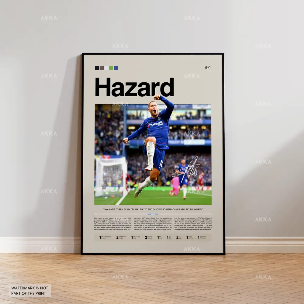 Eden Hazard - Chelsea FC poster