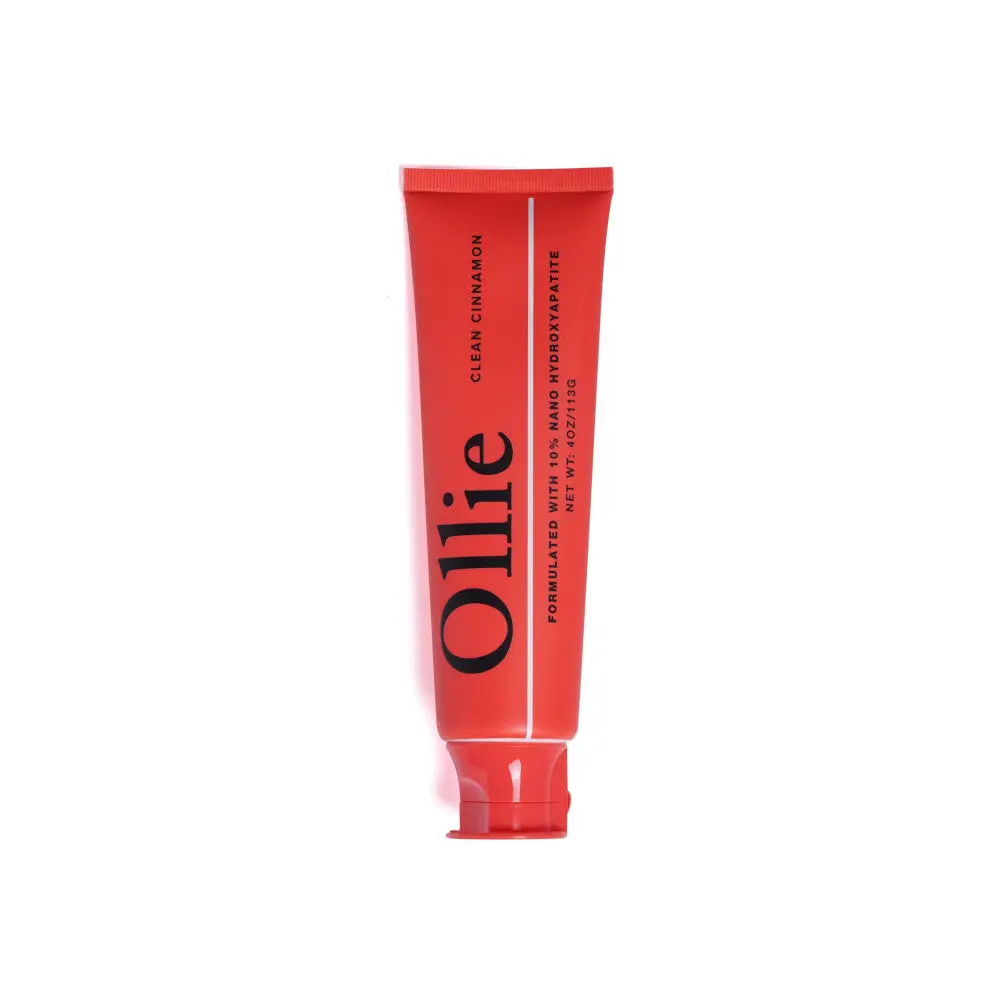 Hydroxyapatite Toothpaste for Enamel Care, Remineralizing Formula with 10% Nano HAp to Restore Teeth, Fluoride-Free, Cinnamon, Enamel Care Toothpaste, Healthy Toothpaste