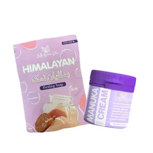 Bella Amore Himalayan Soap 130g + Manuka Cream 60ml Duo | Natural Exfoliating Soap & Moisturizing Honey Cream Set