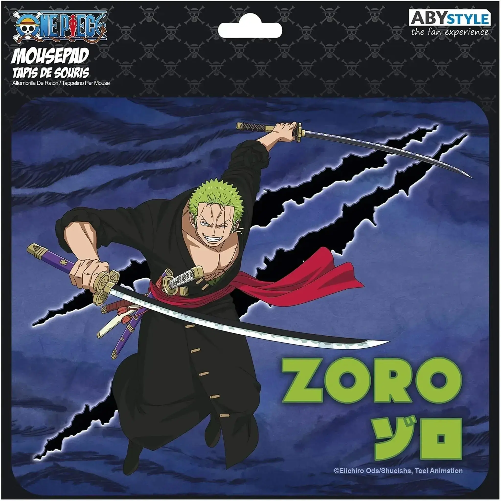 One Piece - Roronoa Zoro Mouse Pad (9.25" x 7.75") - ABYstyle