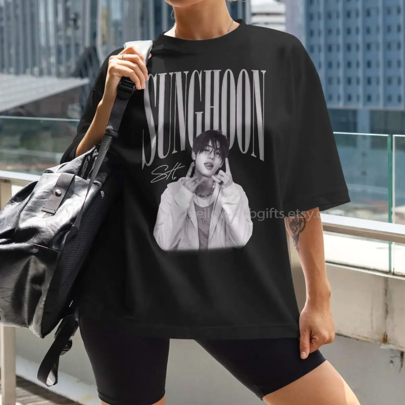 Sunghoon unisex tshirt, Sunghoon T-Shirt, K-pop Idol Graphic Tee-Fan Merch, kpop bootleg Tshirt, Kpop Gift, Kpop Merch 16Y