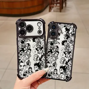 Anime Full Character Manga Panel Phone Case, Raised Lens Shockproof Cover, Perfect Anime Gift