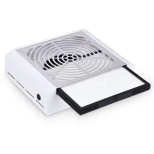 Biutee Nail Dust Collector for Acrylic Nails 40W Powerful Nail Dust Extractor Nail Vacuum Dust Collector with Reuseable Filter Nail Suction Fan Nail Fan Dust Collector Cleaner Machine for Manicure  Dust Collector Nail Tech Nail Care Cutics Nail Art