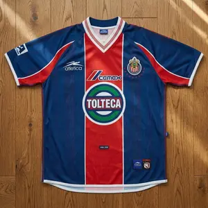 [Hot Sale] - Chivas de Guadalajara 2000-01 Third Soccer Jersey - Full Print Logo