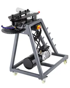 【Spotlight Day】VEVOR Electric Tube Bending Machine, 750W Electric Tubing Bender with 6L Hydraulic Cylinder, Movable Pipe Bender Machine with 3 Dies & 180° Max Bending Angle, Suitable for 1", 1-1/2", 1-3/4" Pipes