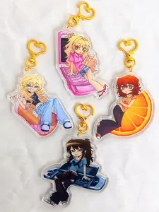 Class of '09 Keychains: Nicole, Jecka, Ari, Emily, Co09 Style Acrylic Charms for Fans of Girl From Nowhere, Cute, Durable, And Perfect For Bags, Keys, Or Gifts. Great For Daily Use Or As Thoughtful Little Gifts For Your Friends And Yourself.