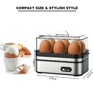 Rapid Egg Cooker 6 Egg Capacity BPA free Electric Egg Cooker for Hard Boiled Eggs, Poached Eggs, Scrambled Eggs, or Omelets,Easy and Convenient Way to Prepare Delicious Eggs ,outdoor gear