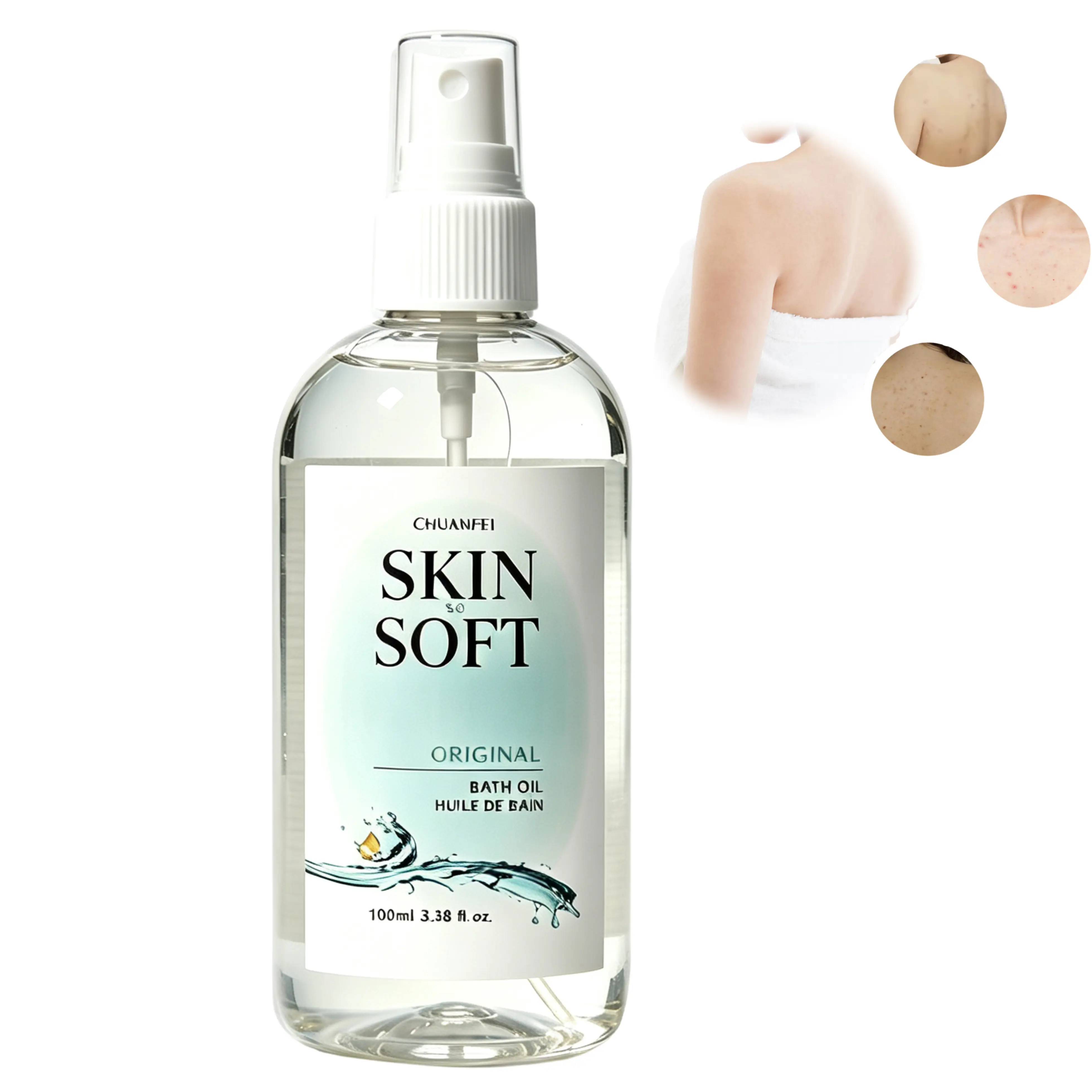 Skin So Soft Original Bath Oil  | Vitamin E & Jojoba Oil Body Moisturizer for Dry Skin | Lightweight Non-Greasy Shower Oil for Deep Hydration, Soft Smooth Skin & Natural Glow | After Shower Body Care | 100ml