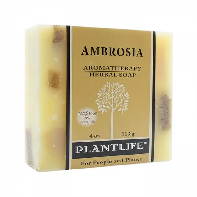 Plantlife Ambrosia Soap – Natural Herbal Body Bar, Handmade & Plant-Based
