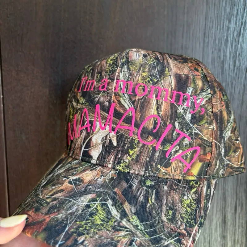 Pink/camo Mamacita hat
