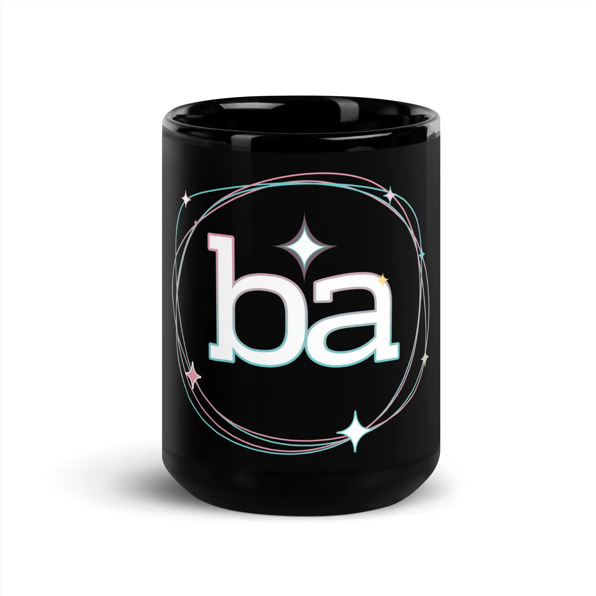 BAkhidimeCREATIONS Black Glossy Mug