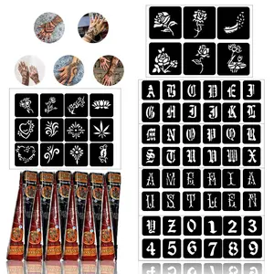 25g| Henna cones, brown and black