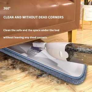 Multifunctional Microfiber Spray Mop with Reusable Pad, Wet Dry Cleaning for Hardwood, Decorative Panels, Tiles, Ceramic Floors, Microfiber Mop Pads
