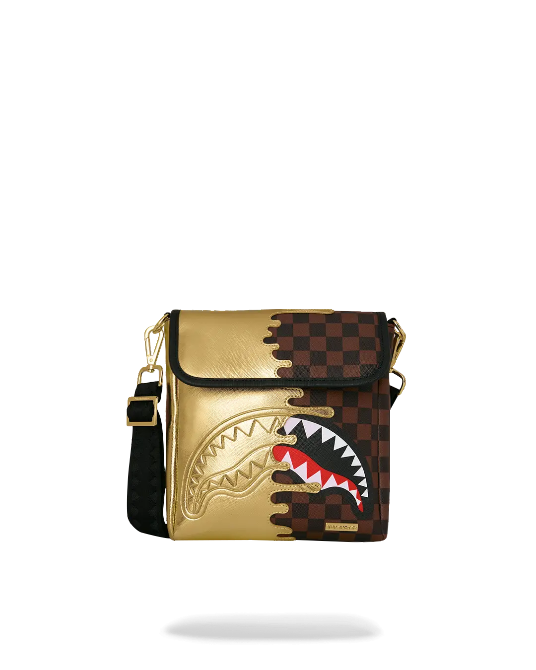 SPRAYGROUND GOLDEN DYNASTY GOLD DRIP MESSENGER SLING SPRAYGROUND GOLDEN DYNASTY GOLD DRIP MESSENGER SLING