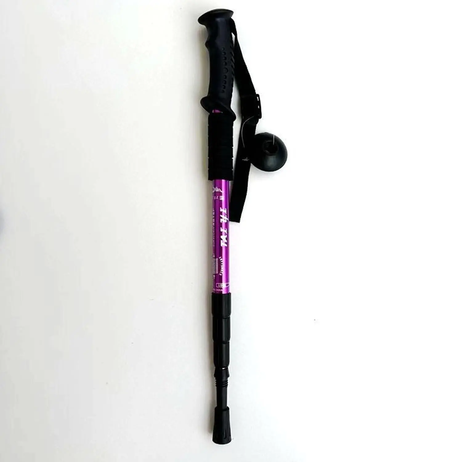 Outdoor trekking poles Folding aluminum alloy four ultra-light telescopic walking sticks hiking trekking crutches Collapsible Alloy Stick Hiking Essentials Hiking Gear