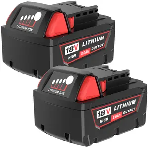 Father's Day Gift M18 Battery Replacement: Milwaukee 8.0Ah for 48-11-1850 | Upgraded & Charger Ready Lithium High Capacity