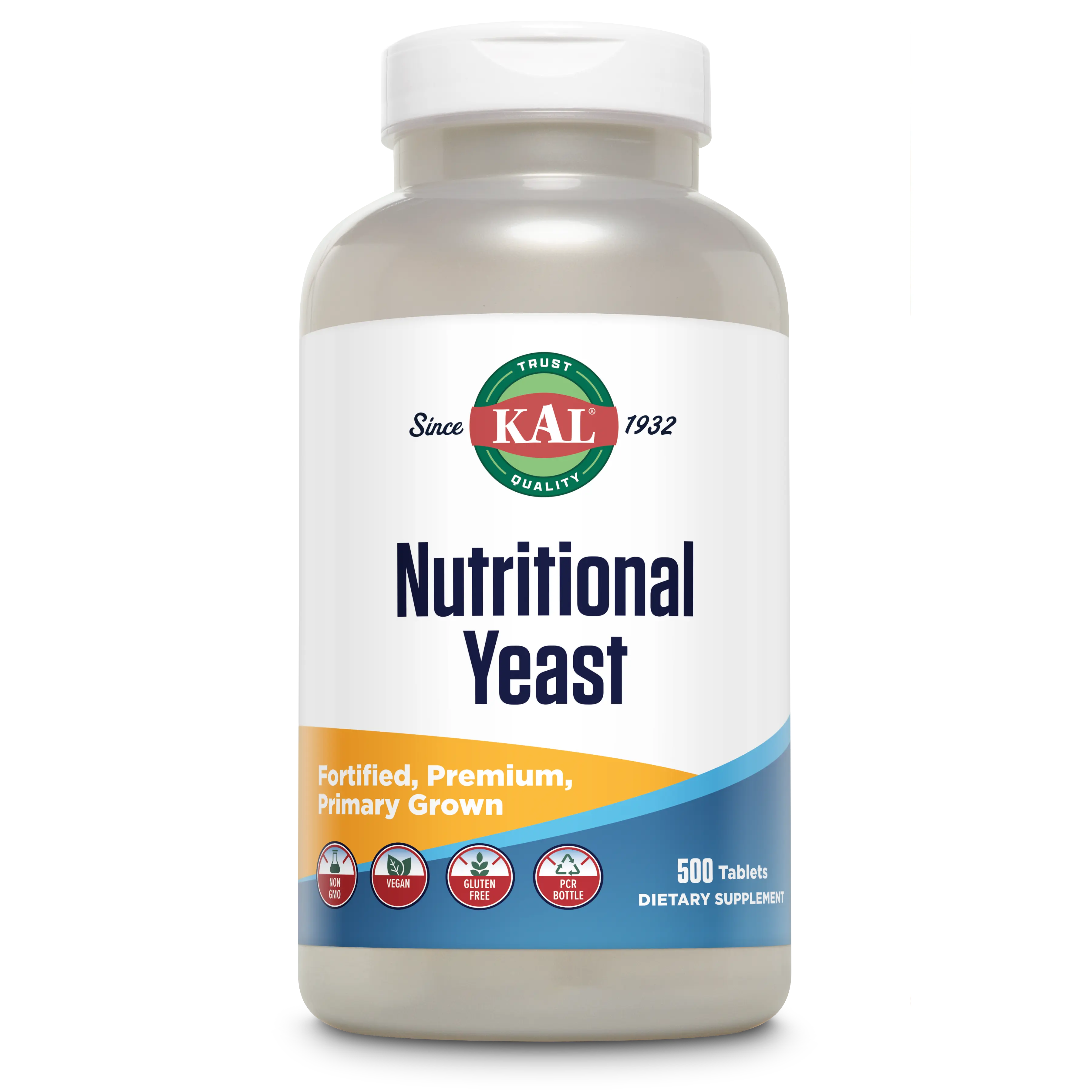 Springtok KAL Nutritional Yeast Tablet - Fortified Dietary Supplement for Spring and Healthy Nail Care - 500 Tablets