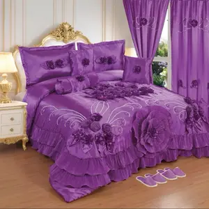 10pc Set Wedding Comforter King Size - Includes 10 Pieces for Cozy Home Decor All-Season Bedding Hypoallergenic & Easy Care