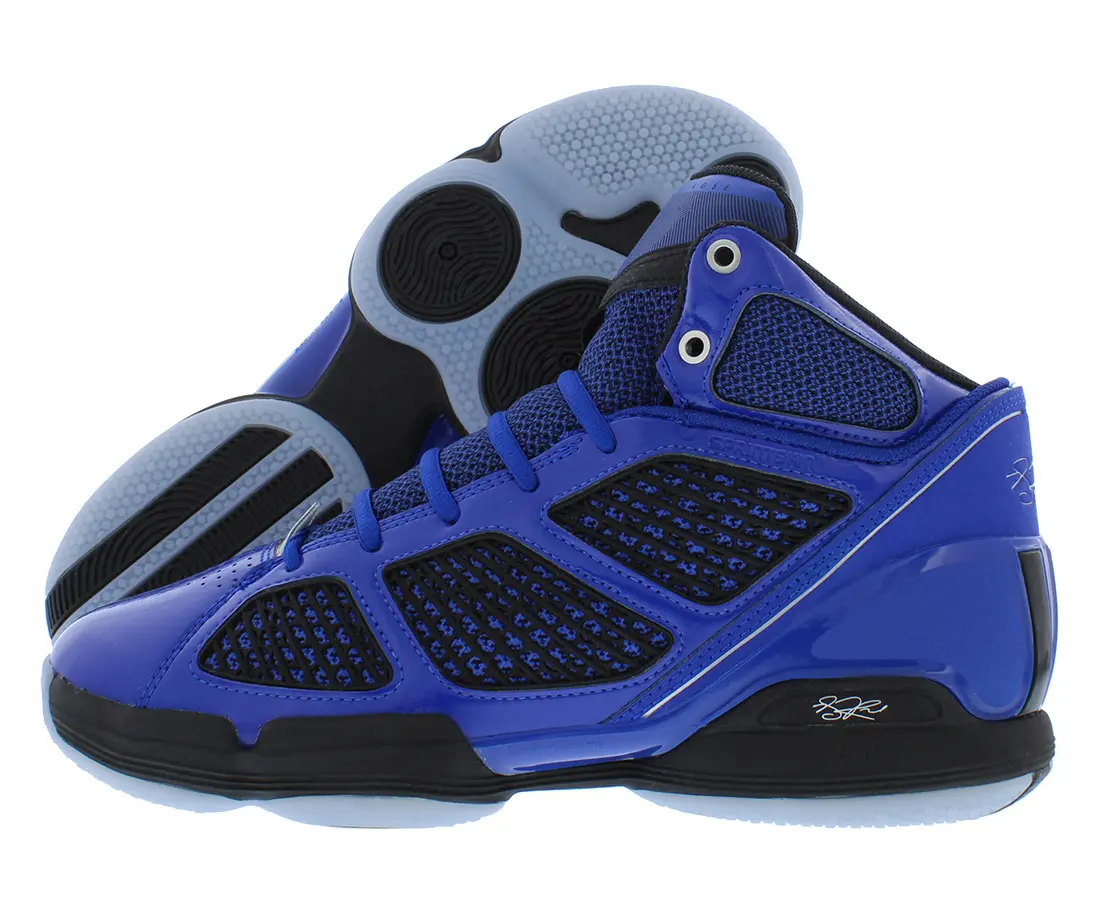 Adidas Adizero Rose 1.5 Restomod Mens Shoes, Color:Blue/Black, Athletic Sports Shoes, Workout Sneakers