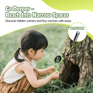 Microscope, Portable Handheld Magnifying Glass, Macro Fixed Focus Digital Microscopes Up to 500X Magnification, Used to explore the microscopic world