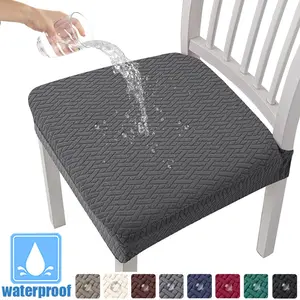 Waterproof Chair Seat Cover Set, Hotel Restaurant Dining Room Furniture Protector, Durable & Stylish Design, Easy Maintenance