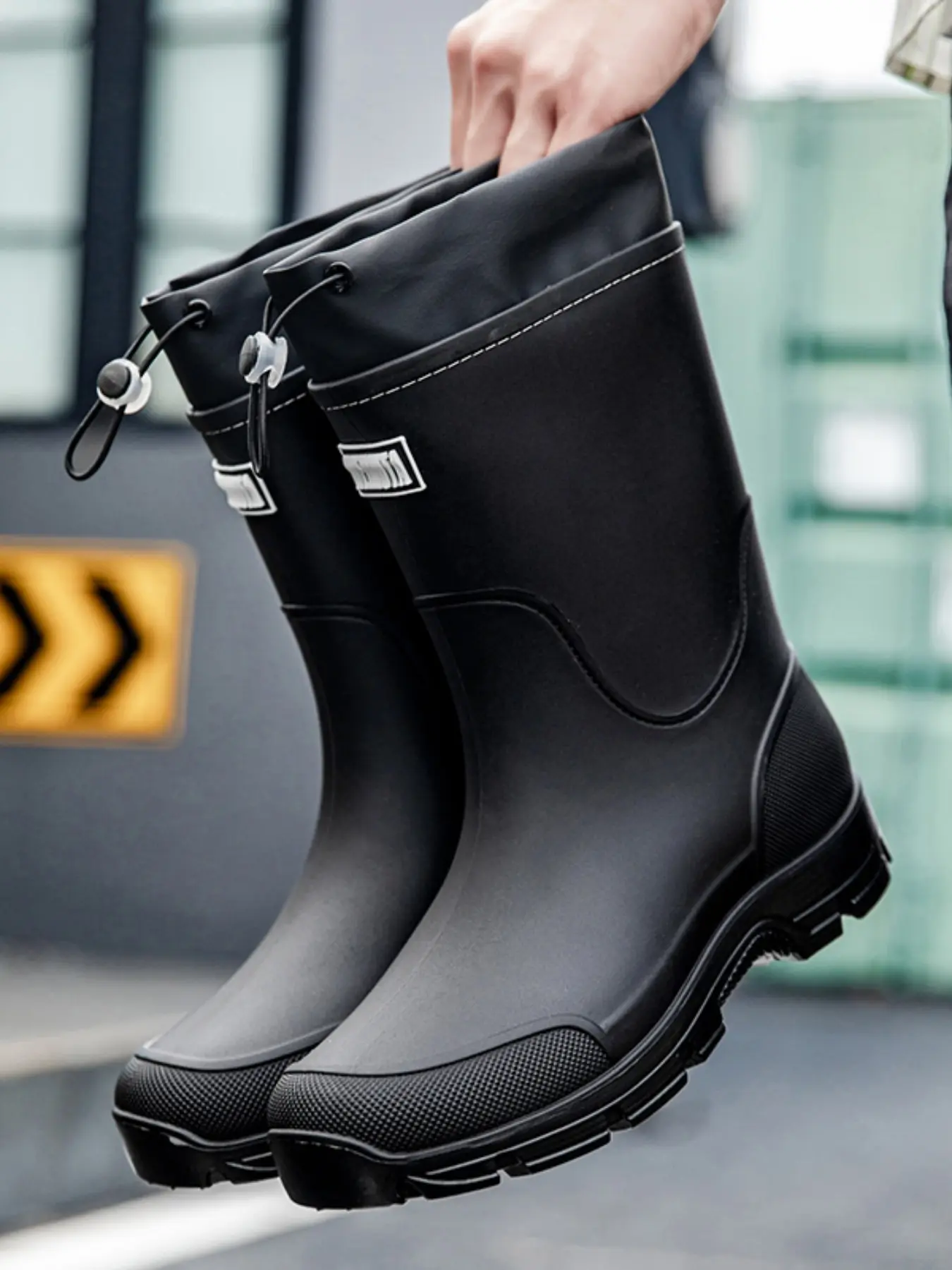 Men & Women Fashion Outdoor High-Quality Anti-Slip Rain Boots, Fishing Boots, Kitchen Shoes, Garden Shoes, Motorcycle Waterproof Shoes, Slip Resistant Boots, Footwear, Casual Outdoor Boot, Sizes 36-44