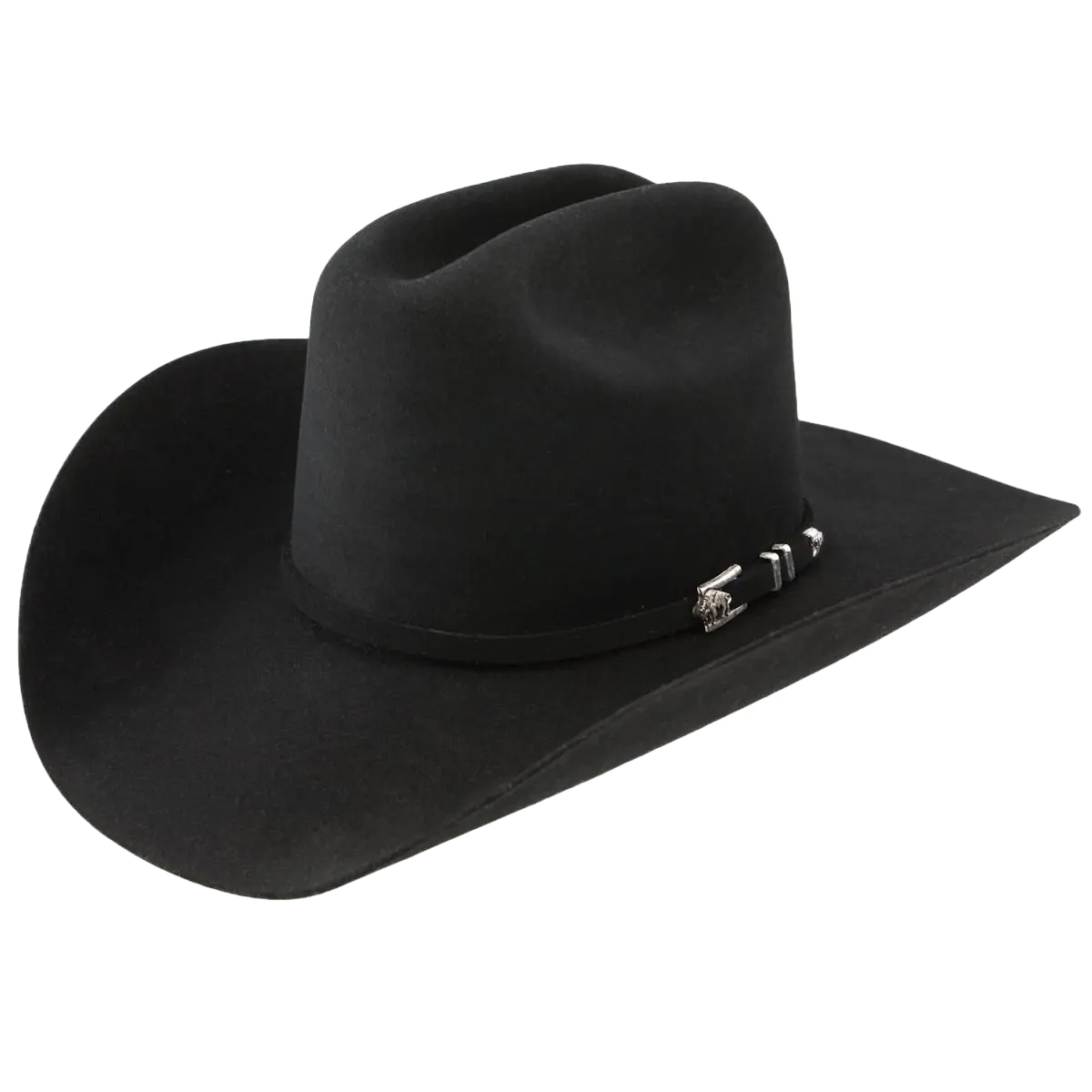 Stetson Buffalo Collection 4X Apache Black Felt Hat SBAPCH-754007