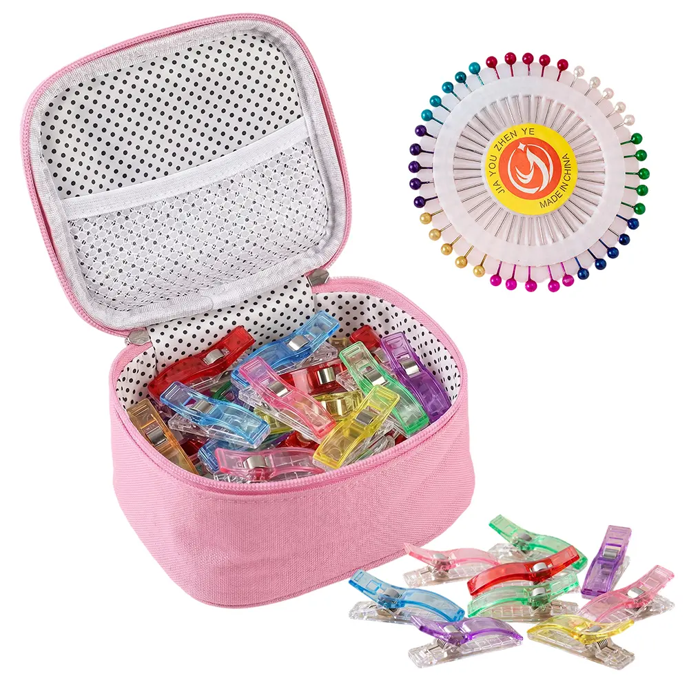 50Pcs Large Sewing Clips Fabric Clips and 40Pcs Ball Shaped Pin Heads,Quilt Clips for Quilting Assorted Colors, Multipurpose Craft Sewing Supplies Quilting Accessories Crafting Tools - Home Improvement.