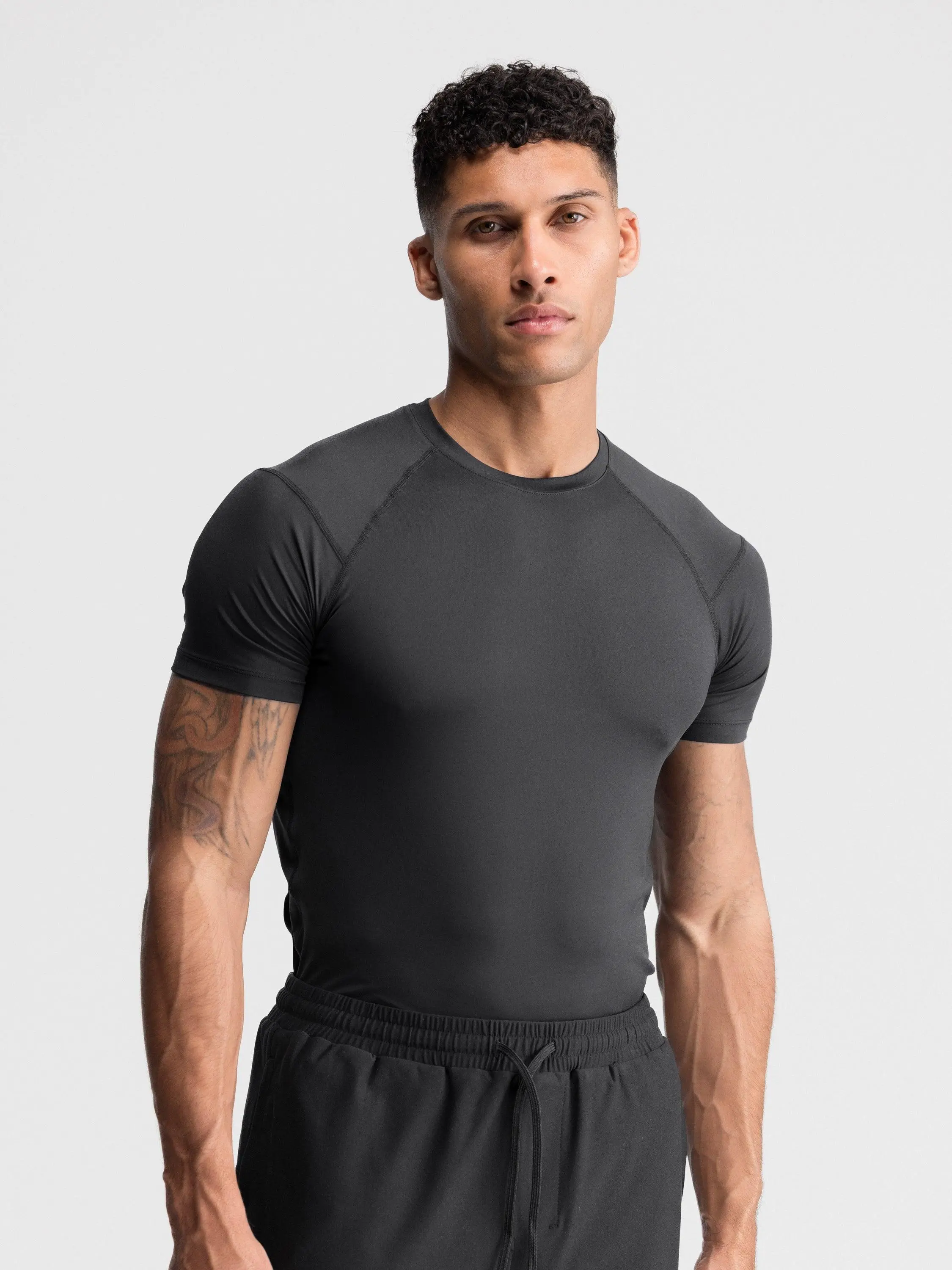 Haus | Compression Short Sleeve Athletic Tee | Anti-Odor Stretch Performance