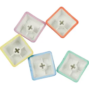 OEM Profile Pac-Man 5-Key Dye-Sub PBT Keycaps, Custom Sublimation Keycaps for MX Switch Mechanical Gaming Keyboards