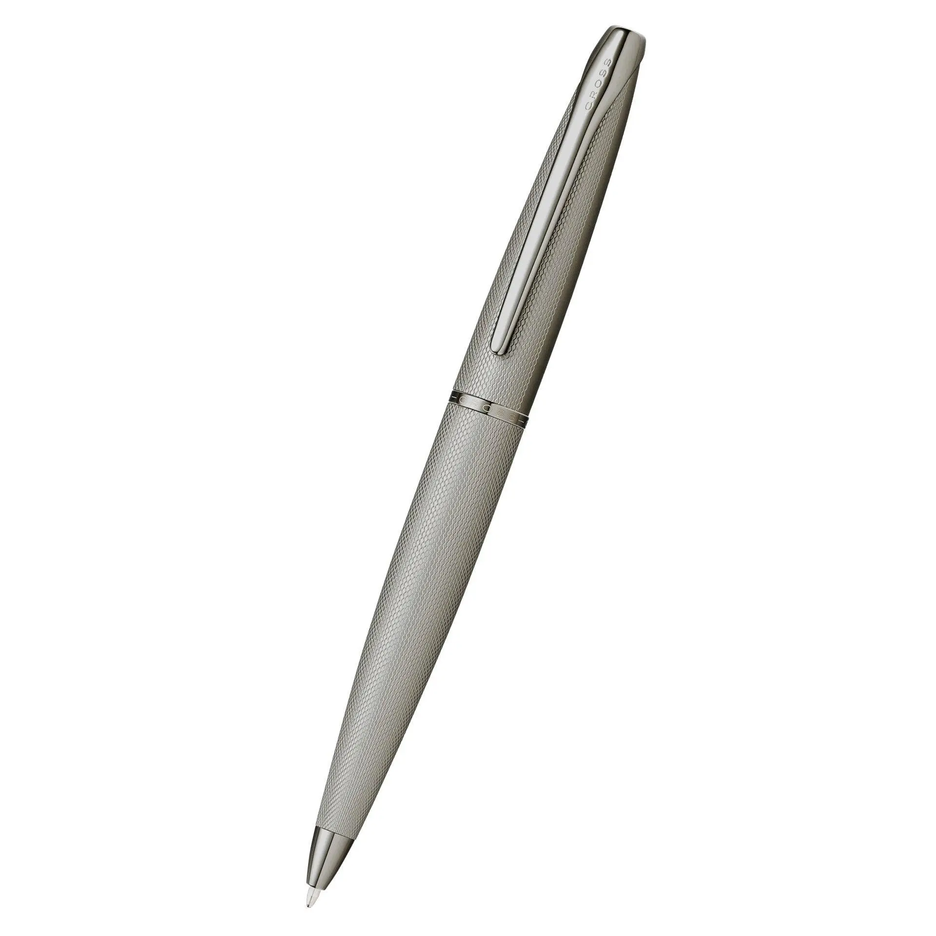 ATX® Sandblasted Titanium Gray Ballpoint Pen, Smooth Writing Ballpoint, Ergonomic Pens & Refills, Ball Point Pens & Refills