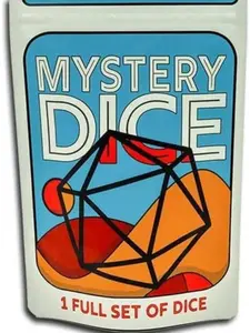 1985 Games Mystery Polyhedral Dice Set (7-Piece) – Random RPG Dice for D&D, Pathfinder & MTG | Acrylic or Resin | Adventure-Ready Collectible Dice Gift