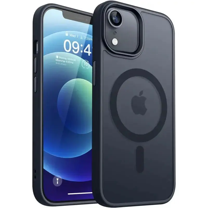 Entronix [Magnetic] Case Compatible with iPhone XR - Translucent Frosted Matte