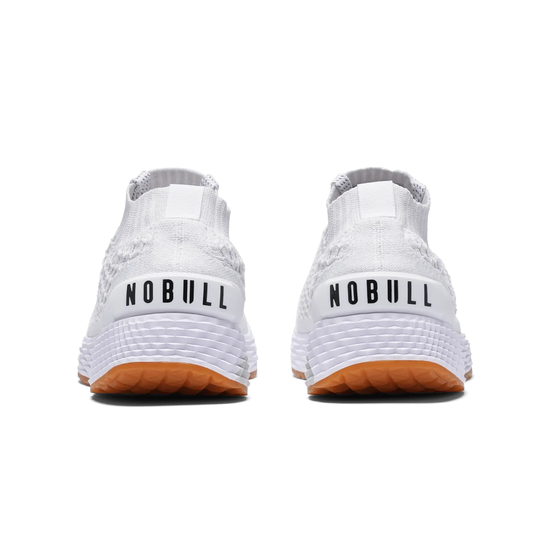 Nobull All Day Knit Sneaker In White with Gum Toe M9.5 W11 Mens 9.5 Nobull Allday White Gum Sole Running Trainer Shoes  main image 3
