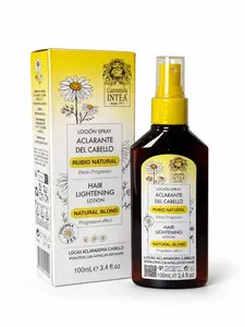 Camomila Intea Natural Blonde Hair Lightening Spray - 100ml Gradual Hair Lightener with Chamomile Extract - Paraben-Free & Cruelty-Free Formula Since 1915