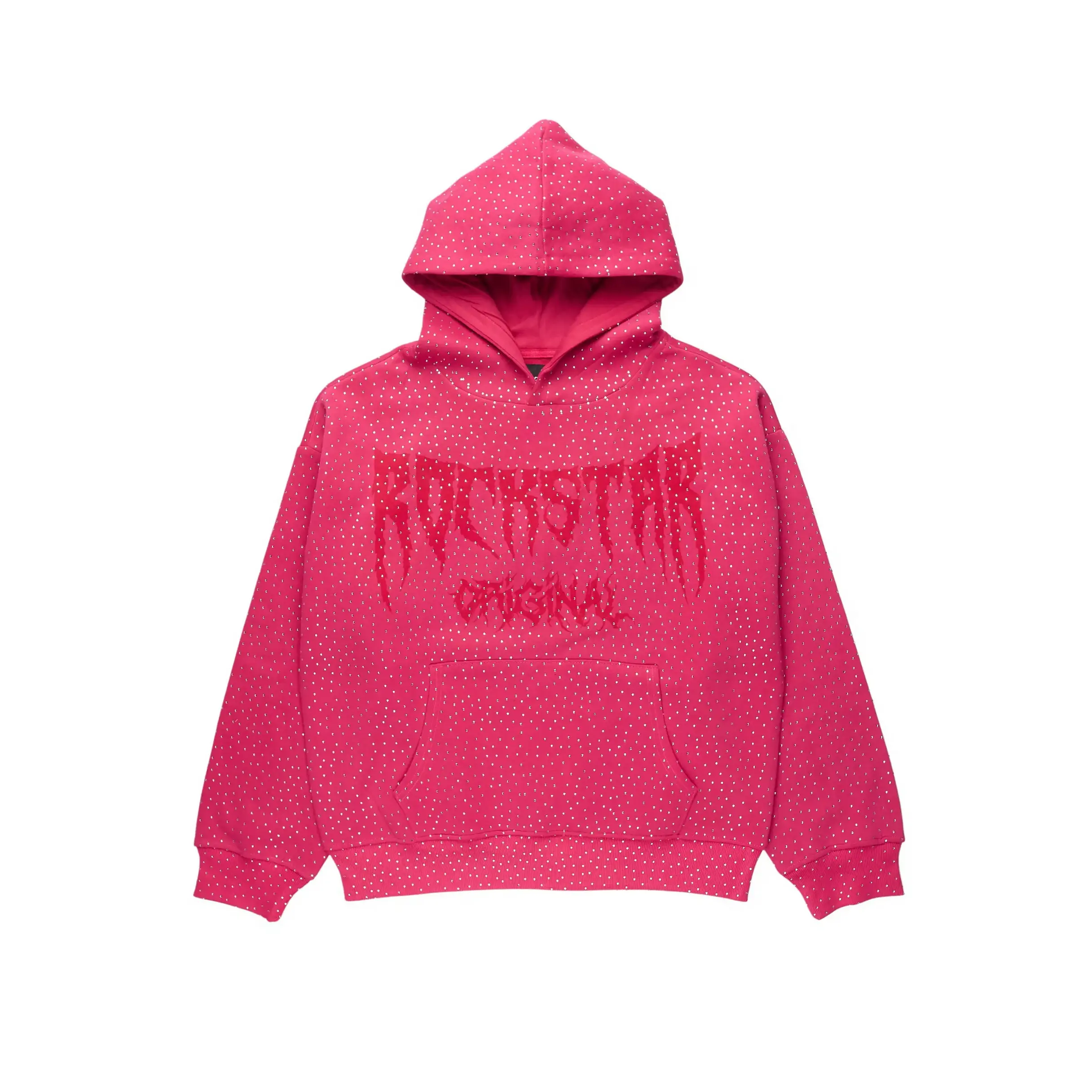 Andreas Pink Rhinestone Hoodie