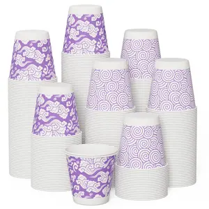 3oz Bulk Small Paper Cups Case | Disposable Cups for Condiments, Salad Dressings | BPA-Free | Bathroom Supply
