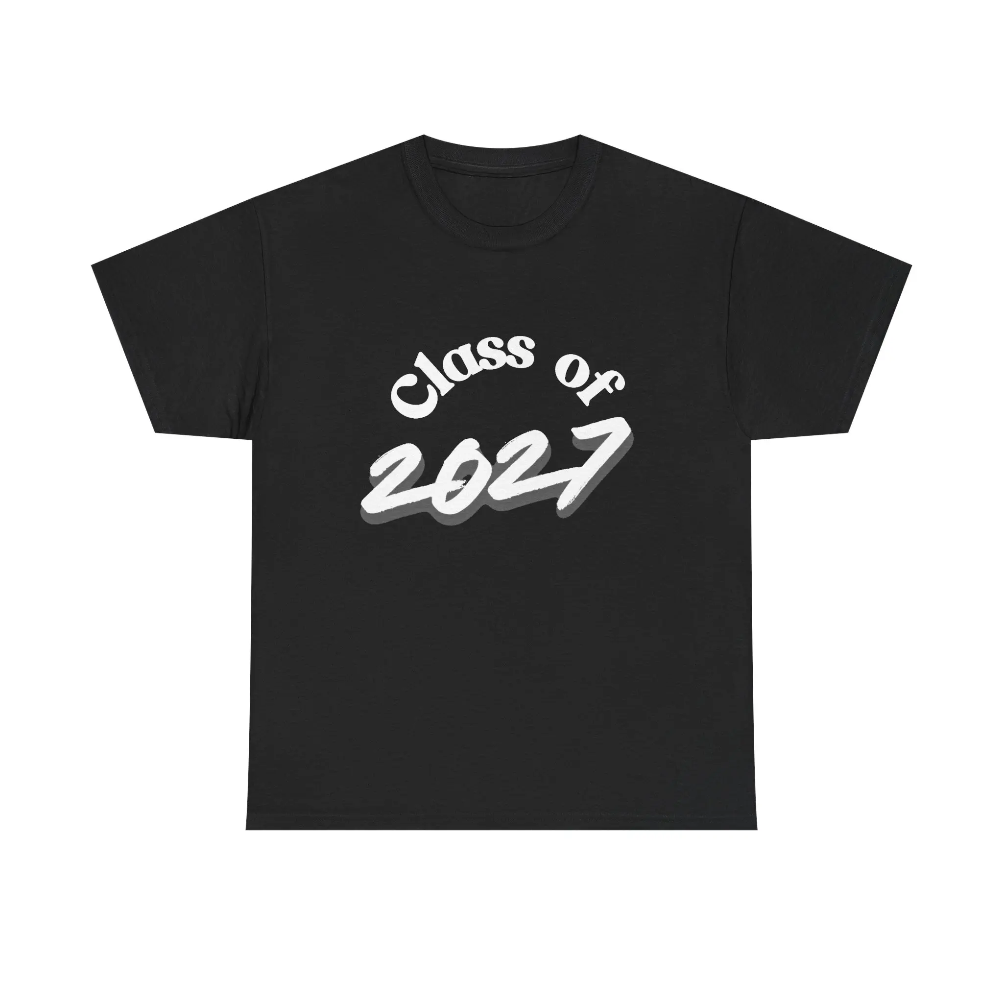 Class of 2027 T-Shirt | Graduation Year Tee, Retro Script