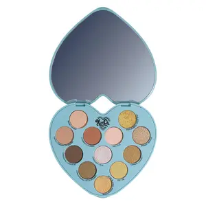 KimChi Chic Beauty Spinning Hearts Love Shadow Palette - Heart-Shaped Design with Eyeshadow Makeup
