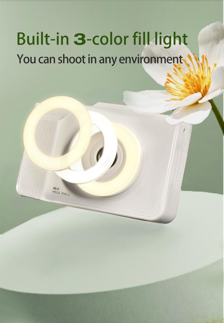 4K Digital Camera for Photography, H13 Foldable Screen Portable Vlogging Camera with 32GB SD Card, Wrist Strap, Self Timer, Anti-Shake, 16X Digital Zoom, Ideal Gift for Girls, Boys Teenagers, and Beginners, Birthday Christmas Valentine's Day Gift 4K Digital Camera for Photography, H13 Foldable Screen Portable Vlogging Camera with 32GB SD Card, Wrist Strap, Self Timer, Anti-Shake, 16X Digital Zoom, Ideal Gift for Girls, Boys Teenagers, and Beginners, Birthday Christmas Valentine's Day Gift