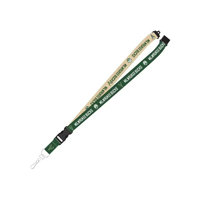 Pro Specialities Group Repeat Wordmark Milwaukee Bucks Lanyard