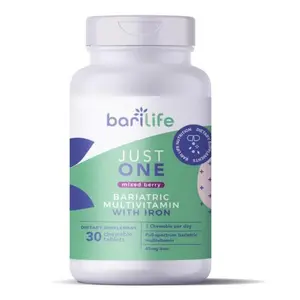 Bari Life Just One Chewable, Once Daily Bariatric Multivitamin and Iron