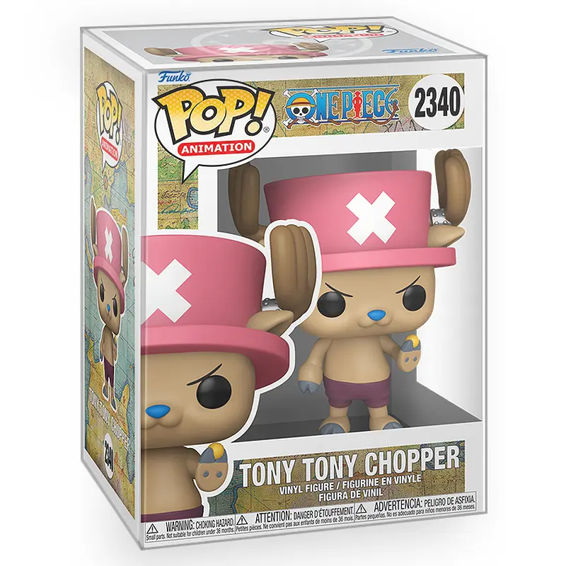Funko POP Anime: One Piece - Tony Tony Chopper With Rumble Ball Vinyl Figure with Epic Collectibles Premium Box Protector Included
