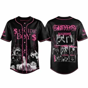 Full Print Suicideboiz Baseball Baseball Jersey Jersey, Print Suicideboi G59 Jersey Shirt, Vintage Casual Unisex Jersey Shirt for Men & Women, Baseball Jersey for Men and Women, Baseball Jersey Style