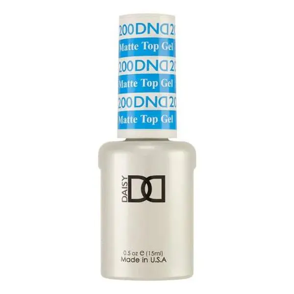Professional Matte Gel Top Coat #200, Long-Lasting Polish for a Flawless Manicure, Nail Care Cosmetic - 15 mL, 100g, Single Item, Bottle