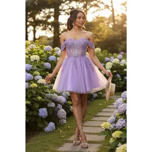 Dama Dresses for Quinceanera in Lilac Style MQ2080 Quince Outfit