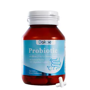 DOKPER Probiotic – 60 Billion CFUs & 10 Strains for Gut Health Healthcare Natural Fitness Capsule Supplement