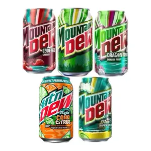 Classic Mountain Dew Bundle- Code Red, Original, Dragonfruit, Cabo Citrus and Baja Blast flavors