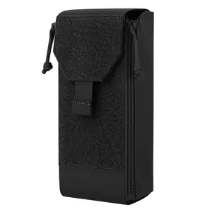 Krydex Tactical Rip Away Shot Shell Holder for 8 Guage 12 Guage Shotgun Cartridge Hunter Ammo Pouch 500D Nylon MOLLE Compatible Zipper Belt Bag