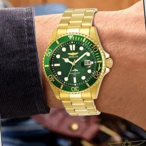 Invicta Men’s Gold Watch – Green Dial | New | Luxury Style